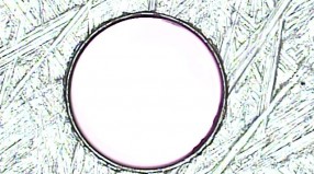 125 micron hole in 0.5mm thick metal substrate