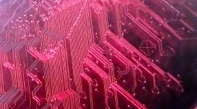 10  micron wide and deep channels in Cyclic Olefin Copolymer (COC).  This material is ideal for applications related to biotech and microfluidics.  We have the capability to produce parts quickly and cost effectively.  Send us your design today
