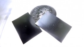 200 micron hole hole in 0.5mm thick stainless steel.