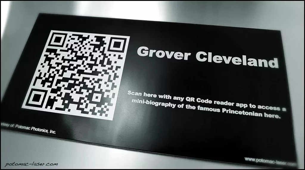 Laser-Marked QR Code
