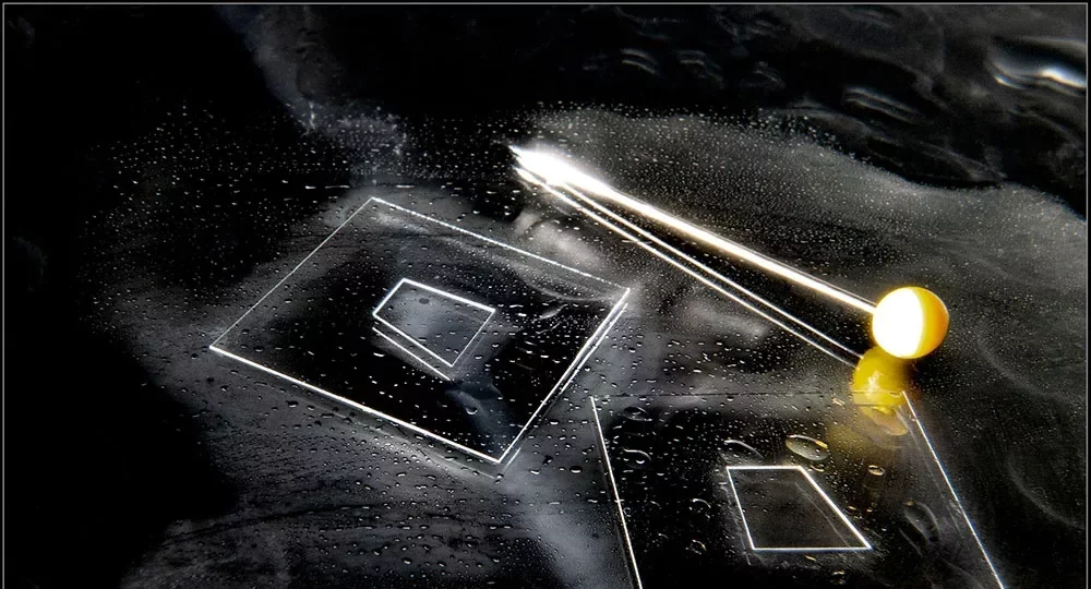 Laser Cutting Glass Coverslips