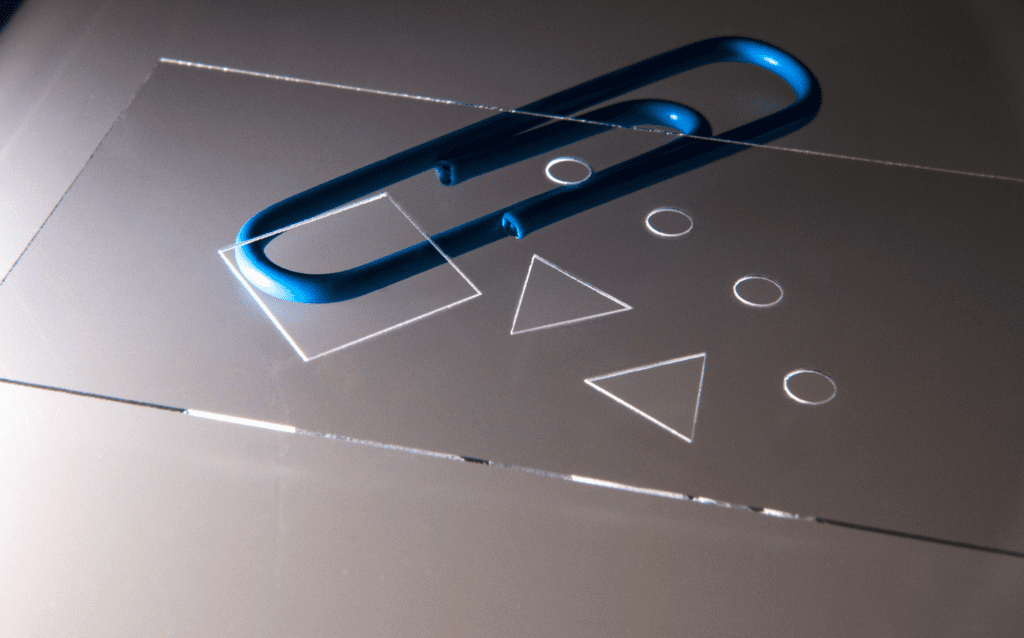 Precision Laser Drilling of Glass Slides and Coverslips for Microfluidics and Biotech Applications