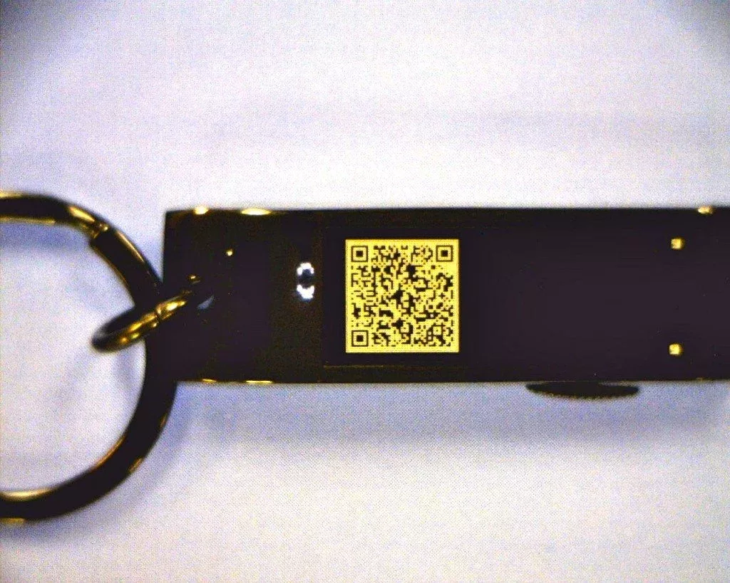 Laser-Marked QR Device
