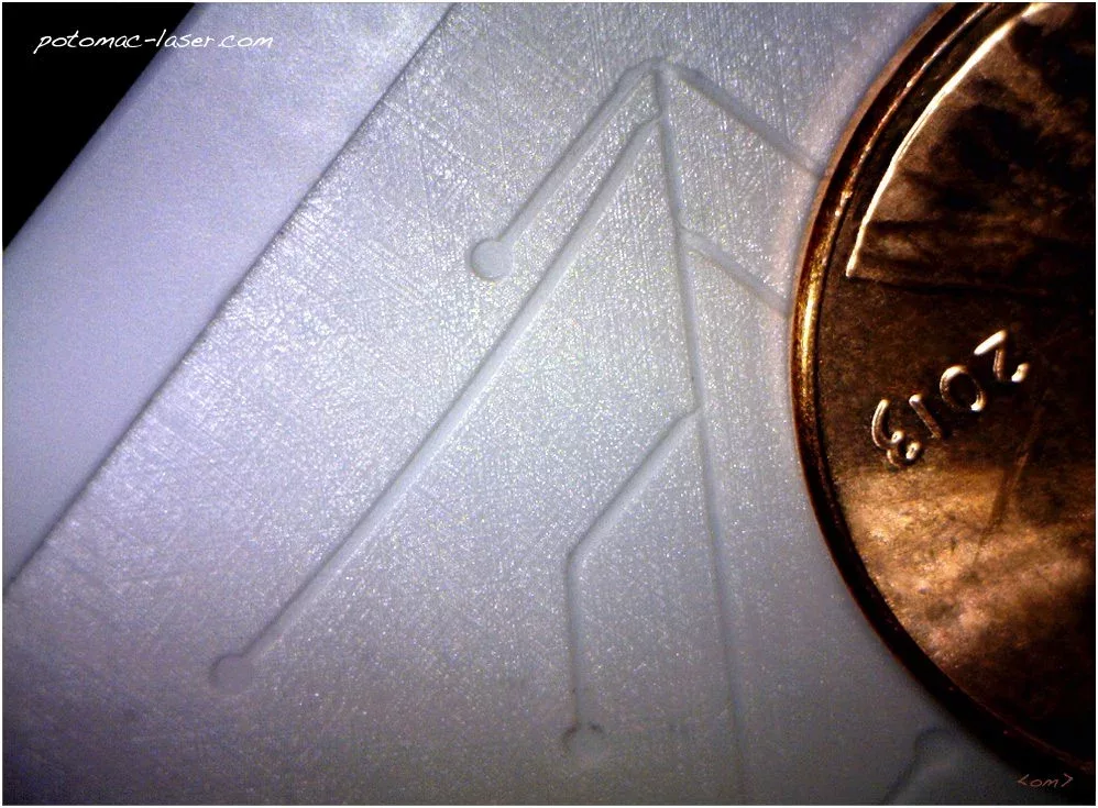 Micro Channels in Polystyrene