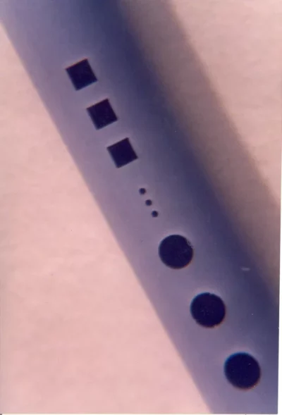 Catheter micro-hole drilling